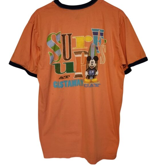 EUC Men's Disney Cruise Line Castaway Cay T-Shirt with Mickey - Picture 1 of 5
